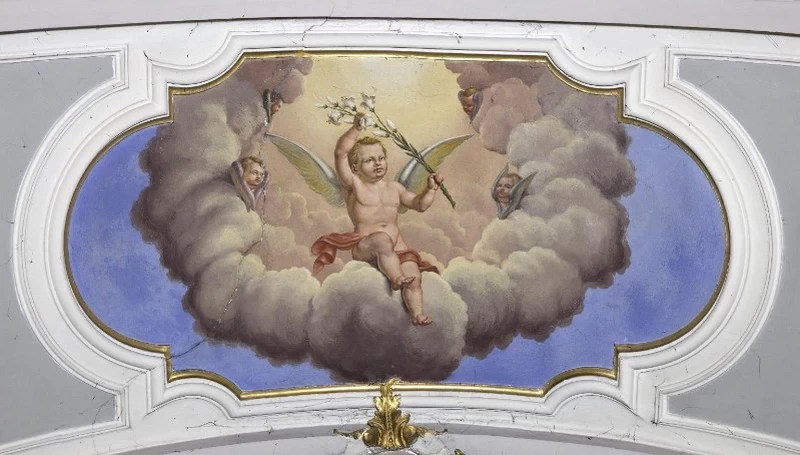 Angelo con gigli